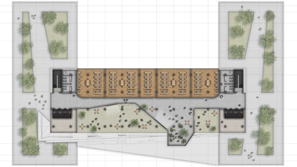 Grundriss des Innovationstowers.